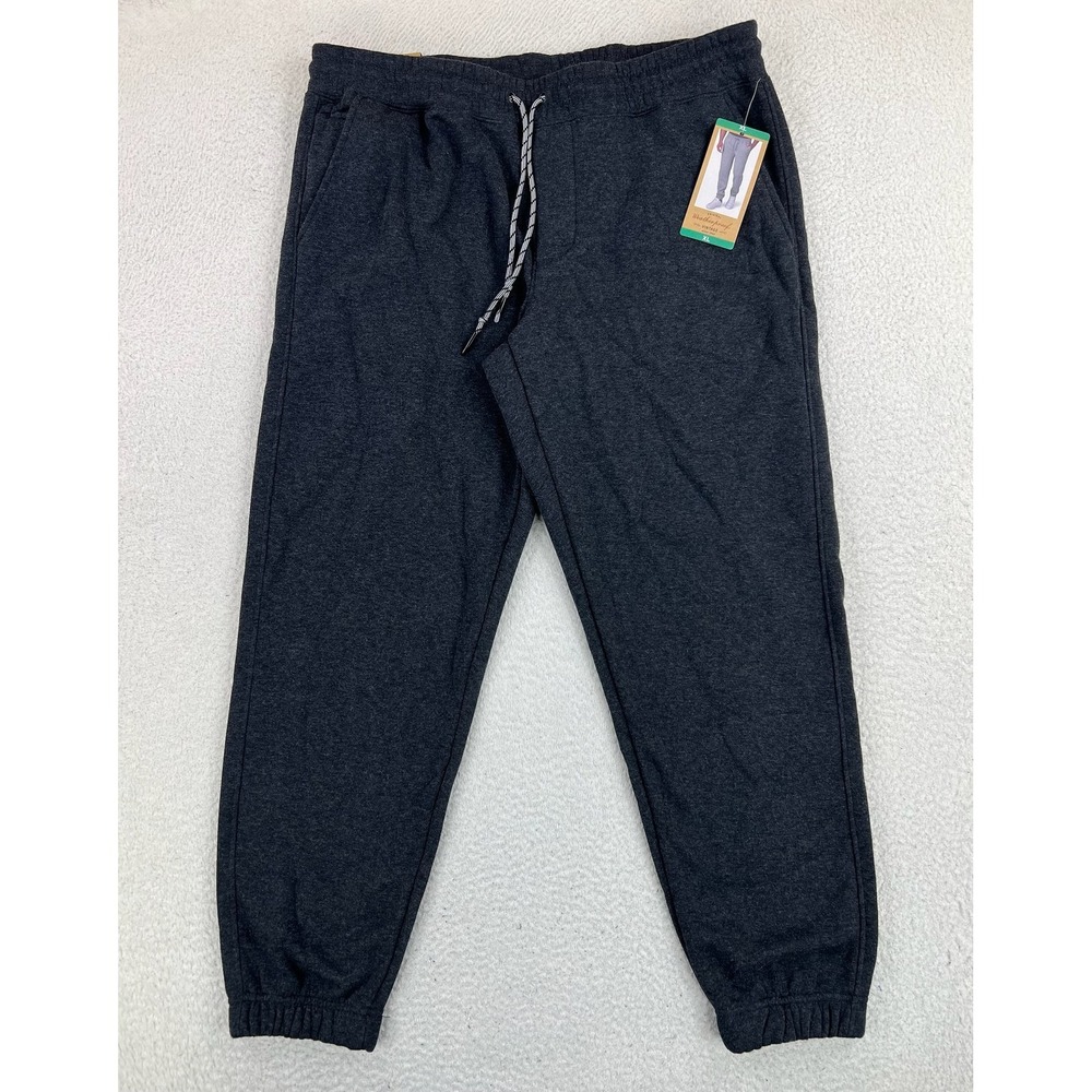 Weatherproof Vintage Sweatpants Mens XL Gray Fleece Lined Rimrock Joggers NEW